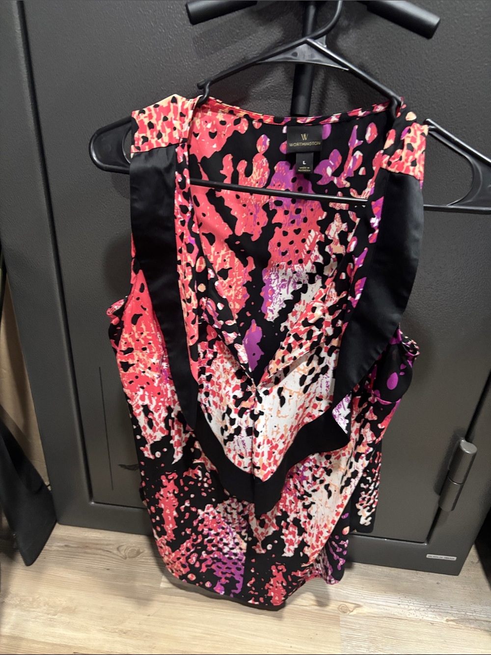 Women’s multicolor snake skin shirt